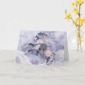 Cloud Dancer Notecard Kaart (Gele Bloem)