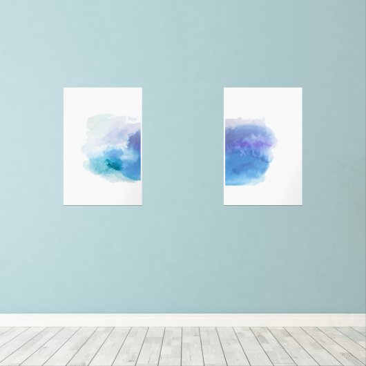 Cloud d'aquarelle Abstraite minimaliste (Parquet)