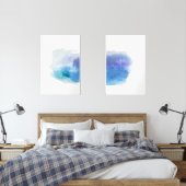 Cloud d'aquarelle Abstraite minimaliste (Chambre à coucher)