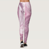 Cloud de marbre rose cool suffisance motif legging (Dos)