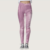Cloud de marbre rose cool suffisance motif legging (Devant)