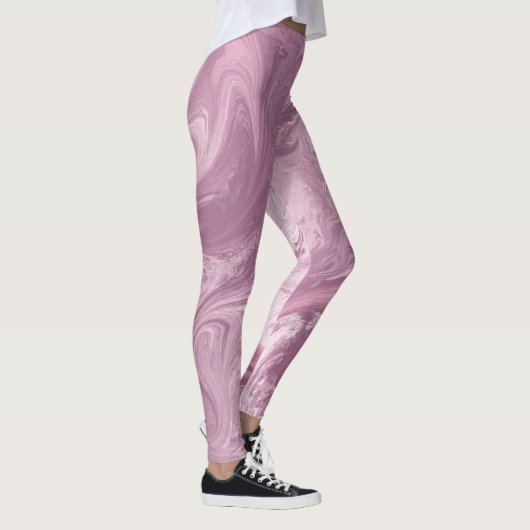 Cloud de marbre rose cool suffisance motif legging (Droite)