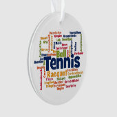 Cloud de mot de tennis (devant)