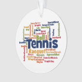 Cloud de mot de tennis (devant)