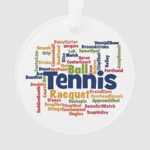 Cloud de mot de tennis