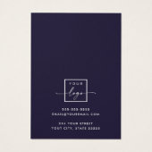 Cloud de parties scintillant galactique carte d'af (Dos)