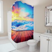 Cloud Design Douche rideau (En situation)
