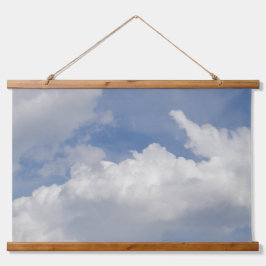 Cloud Dreamer Wood Toppped Wall Tapestry Hangend Wandkleed