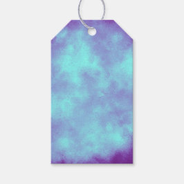 Cloud Effect – Purple & Blue Gift Tags  Cadeaulabel