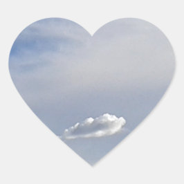 Cloud en cloud hart sticker