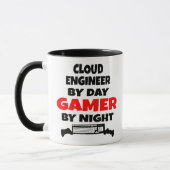 Cloud Engineer houdt van het spelen van videogames Mok (Links)