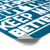 Cloud Engineer Ik Probeer Dingen Grappig Te Maken Poster (Hoek)