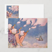 Cloud Faeries maken wolken Briefkaart (Voorkant / Achterkant)