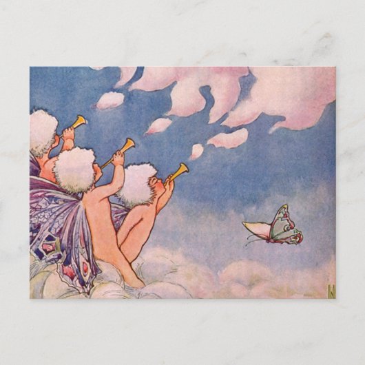 Cloud Faeries maken wolken Briefkaart (Voorkant)