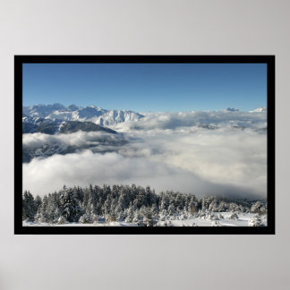 Cloud Forest Kerstmis Poster