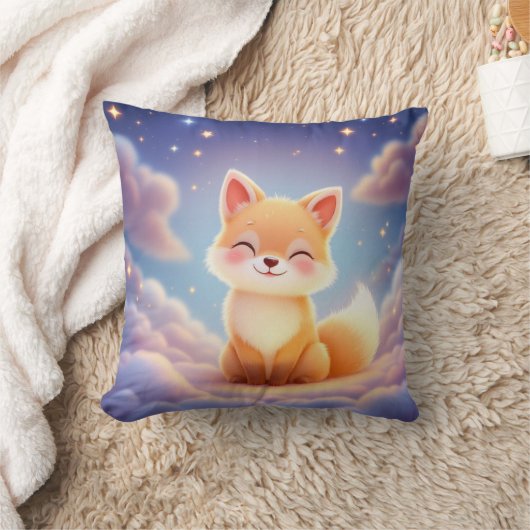Cloud Fox Dream Coussin (Couverture)