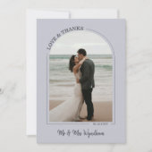 Cloud Gray Arch Weddenschap Foto's & Bedankt (Voorkant)