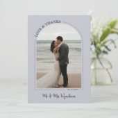 Cloud Gray Arch Weddenschap Foto's & Bedankt (Staand voorkant)