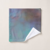 Cloud gris turquoise et violet abstrait (Gant de toilette)