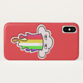 Cloud Hoesje-Mate Barely iPhone X Case-Mate iPhone Case (Achterkant (horizontaal))