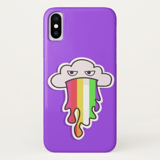 Cloud Hoesje-Mate Barely iPhone X Case-Mate iPhone Case (Achterkant)