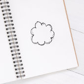 Cloud Journal Rubberstempel