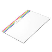 Cloud Kawaii et Bloc-notes arc en ciel (Incliné)
