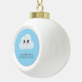 Cloud Keramische Bal Ornament (Rechts)