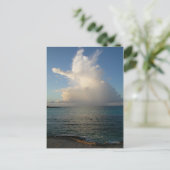 Cloud Kisses Zee Briefkaart (Staand voorkant)