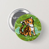 Cloud Leopard Ronde Button 5,7 Cm (Voorkant /achterkant)