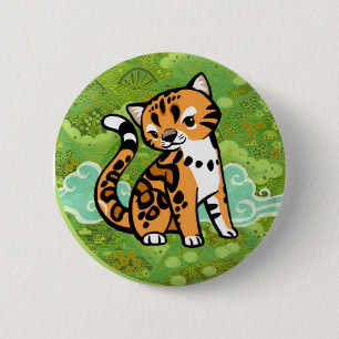 Cloud Leopard Ronde Button 5,7 Cm