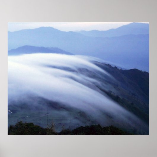 Cloud Mist Darjeeling India Poster (Voorkant)