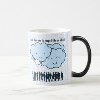 Cloud Mocks Human Shapes Funny Cartoon