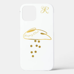Cloud Monogram voor Chic ProWelvaart iPhone 12 Hoesje