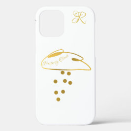 Cloud Monogram voor Chic ProWelvaart iPhone 12 Hoesje