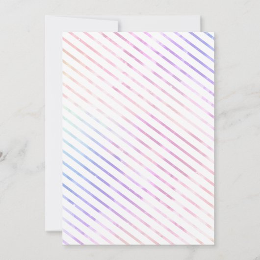 Cloud Negen 9e Verjaardag - Pastel SK Bedankkaart (Achterkant)