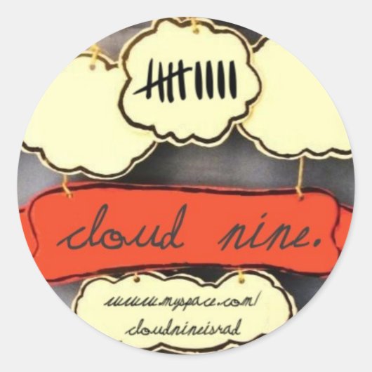 Cloud negen EP sticker (Voorkant)