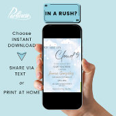 Cloud Neuf 9 Sky Baby Boy Baby shower Invitation