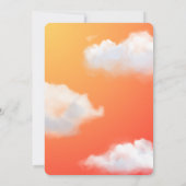 Cloud Neuf 9e Invitation à la fête d'anniversaire (Dos)