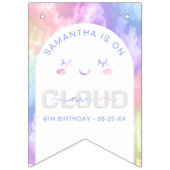 Cloud Neuf Bannière d'anniversaire joyeuse - Aquar (Premier drapeau)