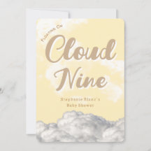 Cloud Neuf Ciel - Invitation sur Baby shower perso