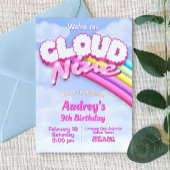 Cloud Nine - 9th Birthday Invitation