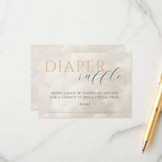 Cloud Nine Baby shower luierkrabbel Informatiekaartje