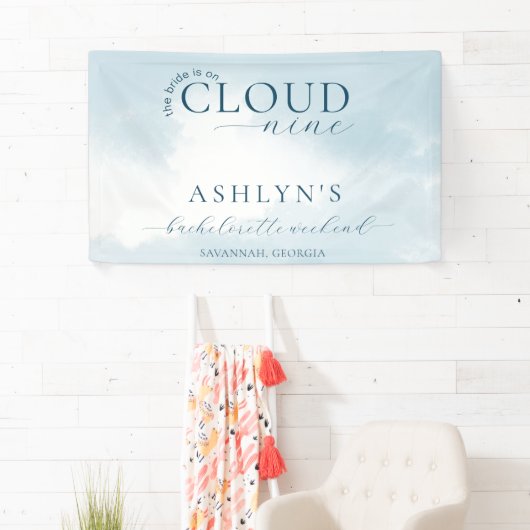 Cloud Nine Bachelorette Weekend Banner (Insitu)