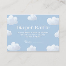 Cloud Nine Blue Baby shower Luierkrabbel