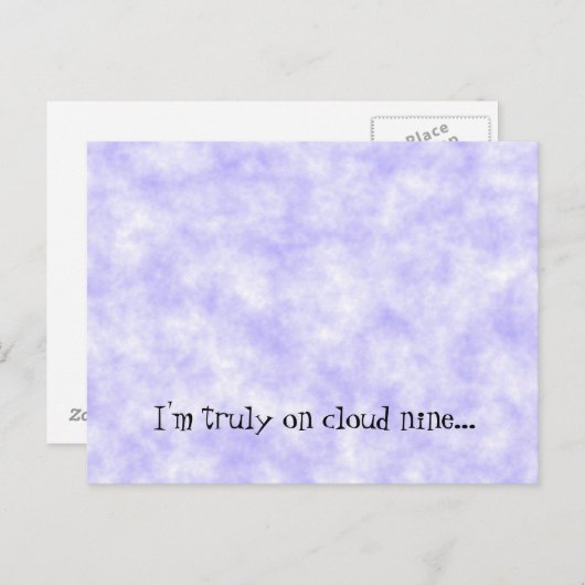 Cloud Nine Briefkaart (Voorkant / Achterkant)