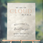 Cloud Nine Clouds Baby Shower Welcome (Neutre)