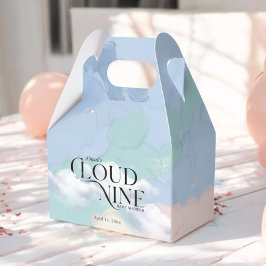 Cloud Nine Elegant Pastel Baby shower Bedankdoosjes