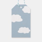 Cloud Nine Genderneutraal Baby shower Bedankt Cadeaulabel (Achterkant)