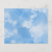 Cloud Nine Sky Blue Vrijgezellenfeest Recipe Game  (Achterkant)